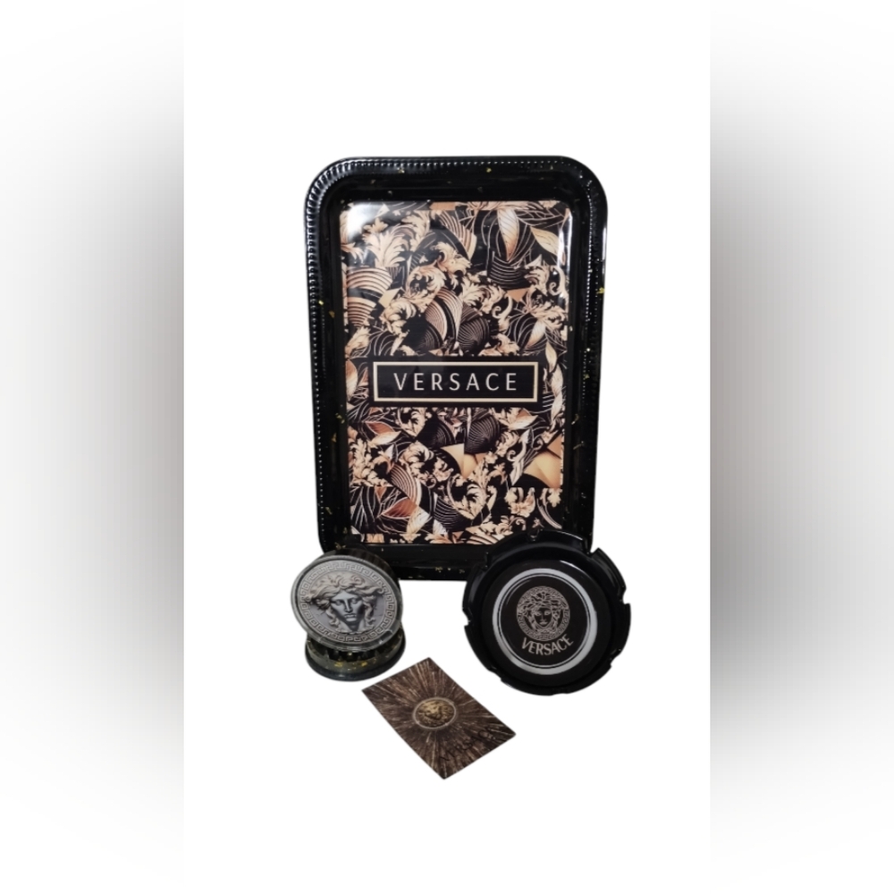 Custom-Made Designer Trinket Rolling Tray Set